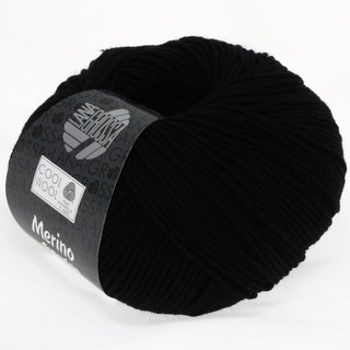 Cool Wool Merino Superfein Schwarz 433