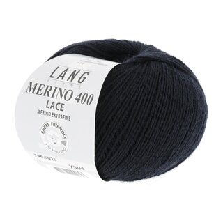 Merino 400 Lace Navy 25