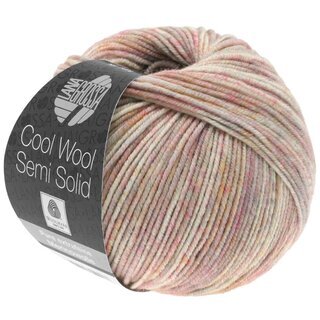 Cool Wool Semi Solid Rosa/Lachs/Zartgrau meliert  6511