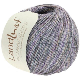 Landlust Sommerseide Melange Anthrazit/ Lila/ Petrol 103