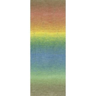 Gomitolo Aloha Gelb/Orange/Lachs/Hellgr�n/Blaugr�n/Sand/Hellbraun 305