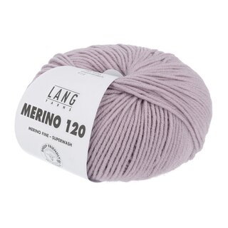 Merino 120 Grau-Rosa109