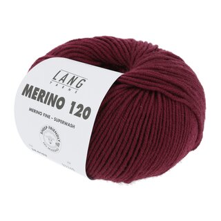 Merino 120 Dunkelrot 163