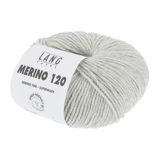 Merino 120 Hellgrau Melange 223