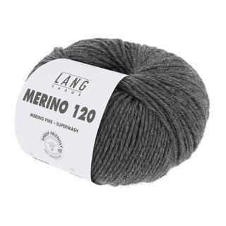 Merino 120 Dunkelgrau melange 270