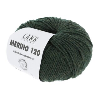 Merino 120 Olive Melange 398