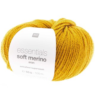 Essentials soft merino aran Senf 01