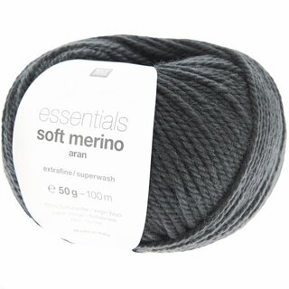 Essentials soft merino aran Anthrazit 97
