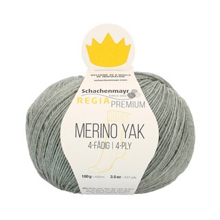 Regia Premium 4fach Merino Yak Mint Meliert 7513
