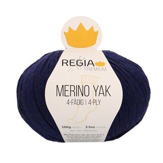 Regia Premium 4fach Merino Yak Schokolade Meliert 7522