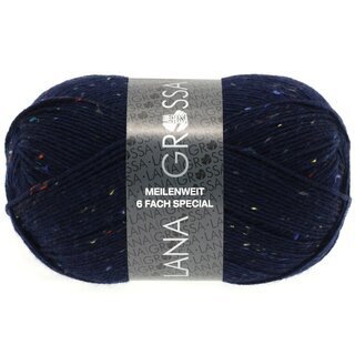 Meilenweit 6-fach Tweed 150g Nachtblau meliert 8816