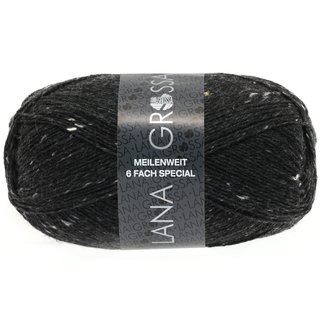 Meilenweit 6-fach Tweed 150g Anthrazit meliert 8837