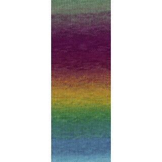 Gomitolo Aloha Graugr�n/Rotviolett/Altrosa/Rost/Gelb/Jade/Petrol/T�rkis 310
