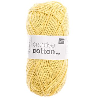 Creative Cotton Aran Helllgelb 63