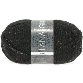 Meilenweit 100 Tweed Schwarz 126