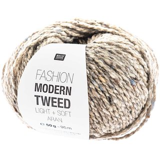 Fashion Modern Tweed Aran Natur 02