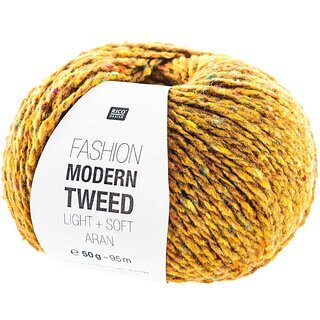 Fashion Modern Tweed Aran Senf 04