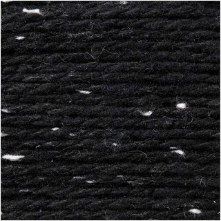 Fashion Modern Tweed Aran Schwarz 10