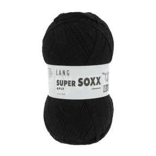 Super Soxx 6-fach Uni Schwarz 04
