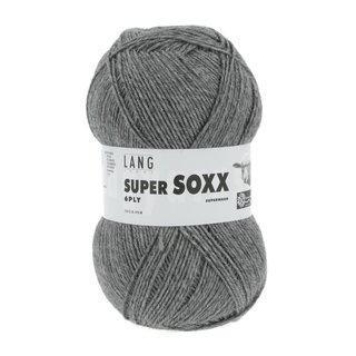 Super Soxx 6-fach Uni Dunkelgrau melange 05