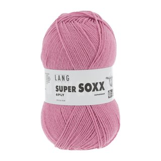 Super Soxx 6-fach Uni Rosa dunkel 119
