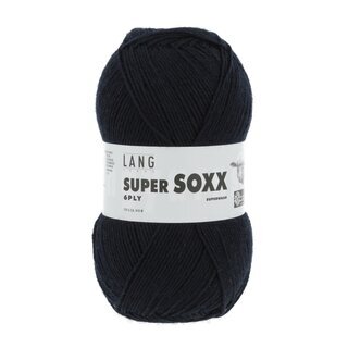 Super Soxx 6-fach Uni Nachtblau 125
