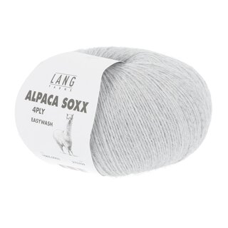 Alpaca Soxx 4-fach Hellgrau melange 03