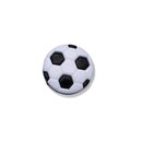 Kinderknopf 07147 Fußball weiß/schwarz