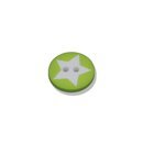 Kinderknopf 15016 Stern gr�n
