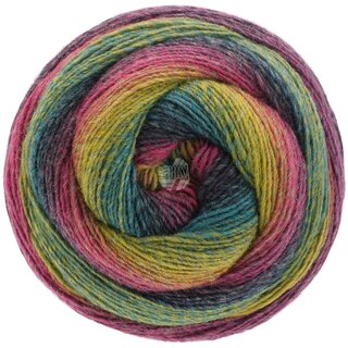 Gomitolo Versione Fuchsia/Oliv/Petrol/Schwarzblau/Brombeer 431