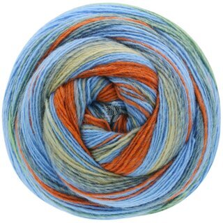Gomitolo Tosca Graugr�n/Veilchenblau/Terracotta/Grau 167