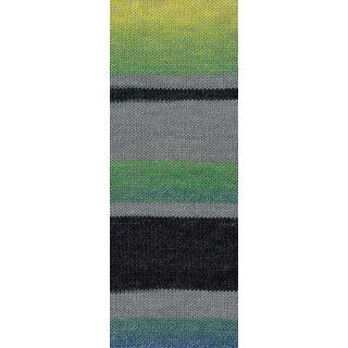 Gomitolo Tosca Gelbgr�n/Graugr�n/Grau/Anthrazit/Petrol/Jeans 168