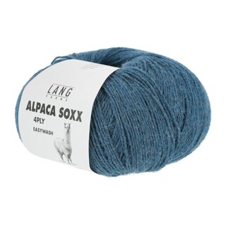 Alpaca Soxx 4-fach Petrol melange 88