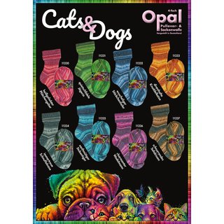 Opal 4-fach Cats & Dogs