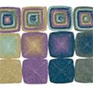 Fair Cotton Granny Blau-Gelbgrn-Lila 301