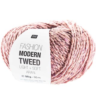Fashion Modern Tweed Aran Rosa 05
