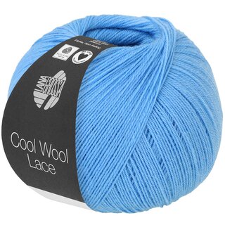 Cool Wool Lace Azurblau 48
