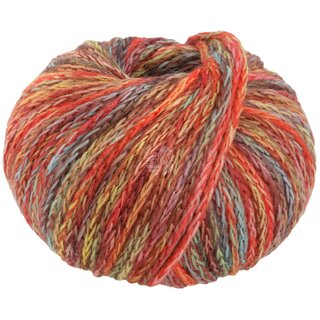 Cool Merino Big Color 402-Graugrn/Rot/Gelb/Mint/Braun/Rosenholz