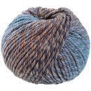 Merino Twister 03-Jeansblau/T�rkisblau/Hellbraun/Taupe