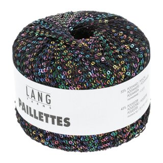 PAILLETTES 104- schwarz/ bunt