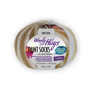 Paint Socks 202-curry/braun