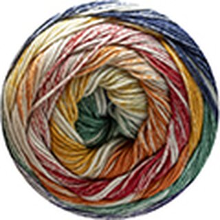 Fair Cotton Infinity 100 - Orange-Dunkelblau-Grn-Rot