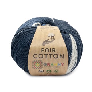 Fair Cotton Granny Blau-Trkis-Nachtblau 309