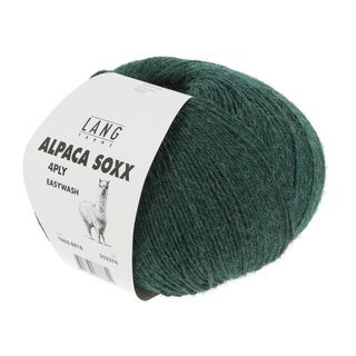Alpaca Soxx 4-fach Flaschengrn melange 18