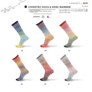 SYMMETRIC SOCKS & MORE - RAINBOW