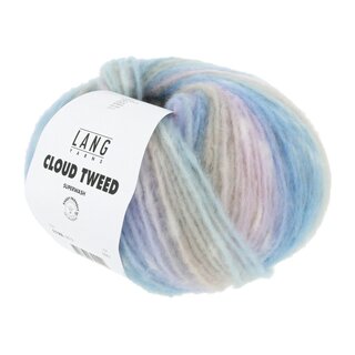 Cloud Tweed 10-azur/lila/camel