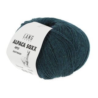 Alpaca Soxx 4-fach Petrol dunkel melange 188
