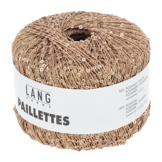 PAILLETTES 28-lachs/gold