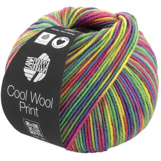 Cool Wool Print Senfgelb/Jade/Fuchsia/Petrol/Beere/Oliv 833