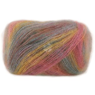 Cottonhair 106-Umbra/Beere/Ockergelb/Altrosa/Pink/Fuchsia/Rauchblau